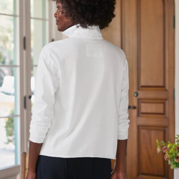 Frank & Eileen Triple Fleece Patrick popover henley - ivory L - Picture 10 of 11